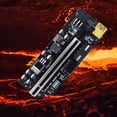 thumbnail image 4 of tredstone 5x USB 3 Riser Board VER009S GOLD PCI-E 1x to 16x Powered 60cm PCIe Extender Black Slot+Red Wire 1Set, 4 of 6