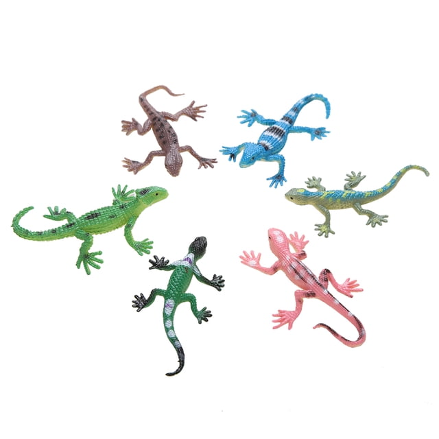 Lizard Model Toy, Vivid Plastic Animal Model Toy 12pcs/set For Animal Lovers For Collection Enthusiasts For 3 Years Old Above