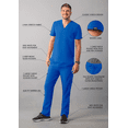 thumbnail image 3 of Adar Addition Go-Basic Scrub Set For Men - Classic V-Neck Scrub Top & Cargo Scrub Pants, 3 of 7