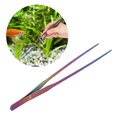 thumbnail image 3 of Stainless Steel Aquarium Straight Tweezers, Colorful Straight  With  Coating Against Rust Extra Long Reptiles Feeding Tongs Tools For AquaticPlants 10.6 Inch, 3 of 8