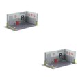 thumbnail image 3 of Baohd 1 32 Parking Lot Model Car Diecast Garage for Diorama Collection Background Impressive and Lifelike Type 32008 2Set, 3 of 6