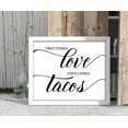 thumbnail image 5 of Pancarte « First Comes Love Then Comes » Tacos, Impression de Fête, Déco de Mariage, Signalisation (Cadre Non Inclus), 5 of 5