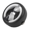 thumbnail image 4 of Retro Headlamp 6in Motorcycle LED Headlight Vintage Angel Eyes Universal Replacement For Cruiser Choppers Cafe Bobber, 4 of 8