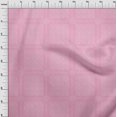 thumbnail image 4 of oneOone Viscose Chiffon Light Pink Fabric Geometric Craft Projects Decor Fabric Printed By The Yard 42 Inch Wide, 4 of 4