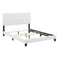 thumbnail image 2 of Modway Amira Full Modern Upholstered Polyester Fabric Bed in White, 2 of 9