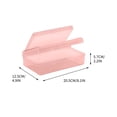 thumbnail image 2 of Boovnll Plastic Pencil Box, Bilayer Plastic Pencil Box Large Capacity Pencil Boxes Clear Boxes with Snap-Tight Lid Stackable Design and Stylish Office Supplies Storage Organizer Box, Pencil Case, 2 of 2