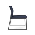 thumbnail image 4 of Gansett Reception Waiting Room Armless Guest Chair / Charcoal Steel / Blue, 4 of 5