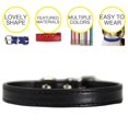 thumbnail image 4 of Faux Leather Collar Metal Buckle Pet Collar Adjustable Pet Collar for Small Dogs, 4 of 10