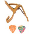 thumbnail image 1 of Guitare Électrique Capo, Bass Capo Changement de Ton Rapide Portable Large Application pour la Performance Or, 1 of 8
