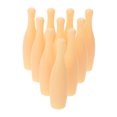 thumbnail image 4 of unbranded 10Pcs Bowling Supply Plastic Beige Family Time Bowling Mini Game, 4 of 8