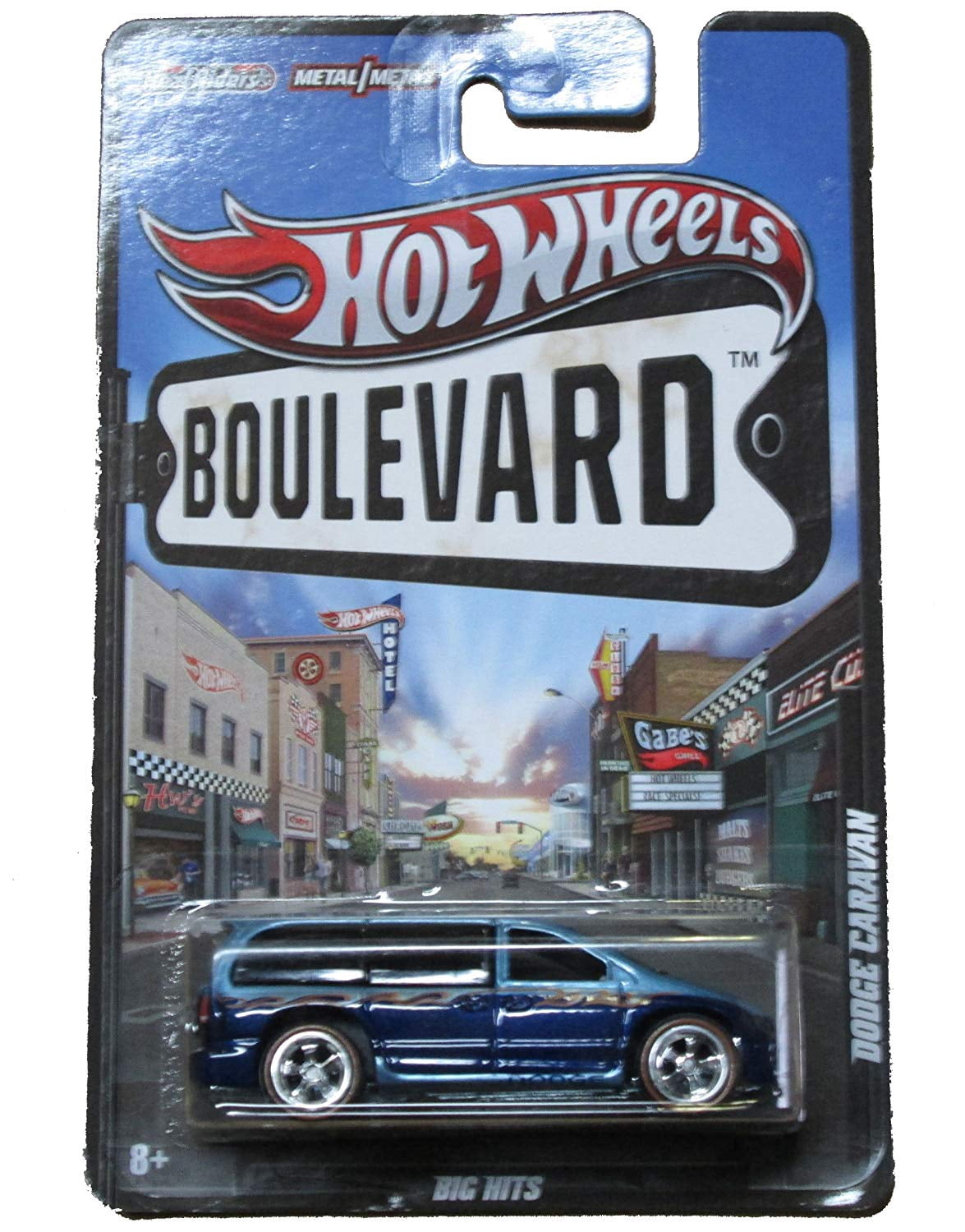 ミニカー Hot Wheels BOULEVARD DODGE CARAVAN Hot Wheels Boulevard Big Hits Dodge Caravan Light Blue/Blue