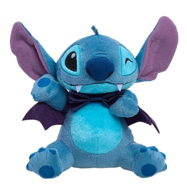 Disney Stitch Halloween Small Plush Toy, Stitch in Vampire Bat Costume, Ages 2+