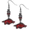 thumbnail image 2 of NCAA Siskiyou Sports Womens Arkansas Razorbacks Euro Bead Earrings One Size Team Color, 2 of 4