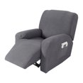 thumbnail image 1 of Amdohai Housse Extensible pour Fauteuil Inclinable en 4 Pcs Séparées Maison Chambre Salon, 1 of 6