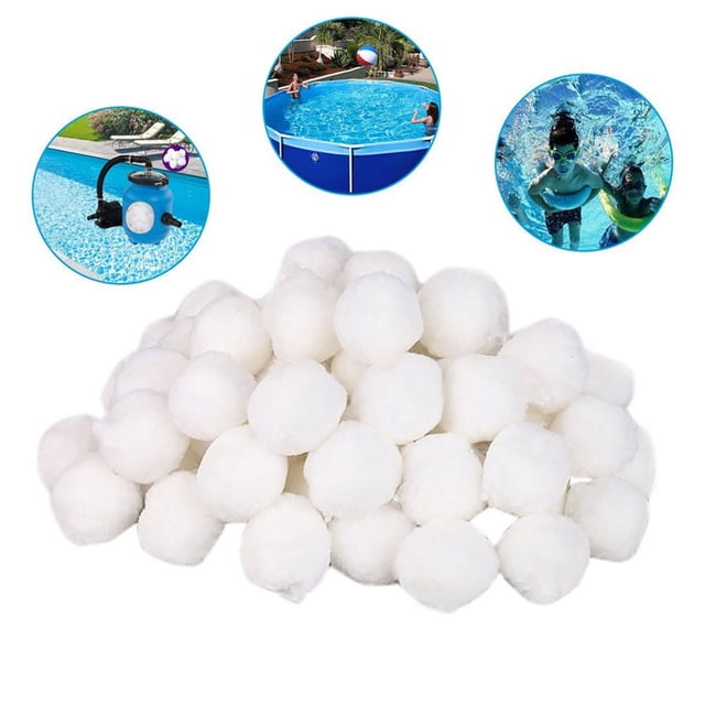 Pool Filter Balls, Efficient Water Filtration, Superior to Sand, Filters 1.5 Micron Particles, Clean Swimming Pool, Durable Filter Media, Easy Maintenance