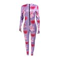 thumbnail image 2 of FOCUSNORM Combinaison de Noël Imprimée pour Femmes, Manches Longues, Col Rond, 2 of 6