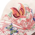 thumbnail image 4 of Coofit Women Baseball Cap Adjustable Embroidery Butterfly Snapback Hat Outdoor Sun Hat, 4 of 6