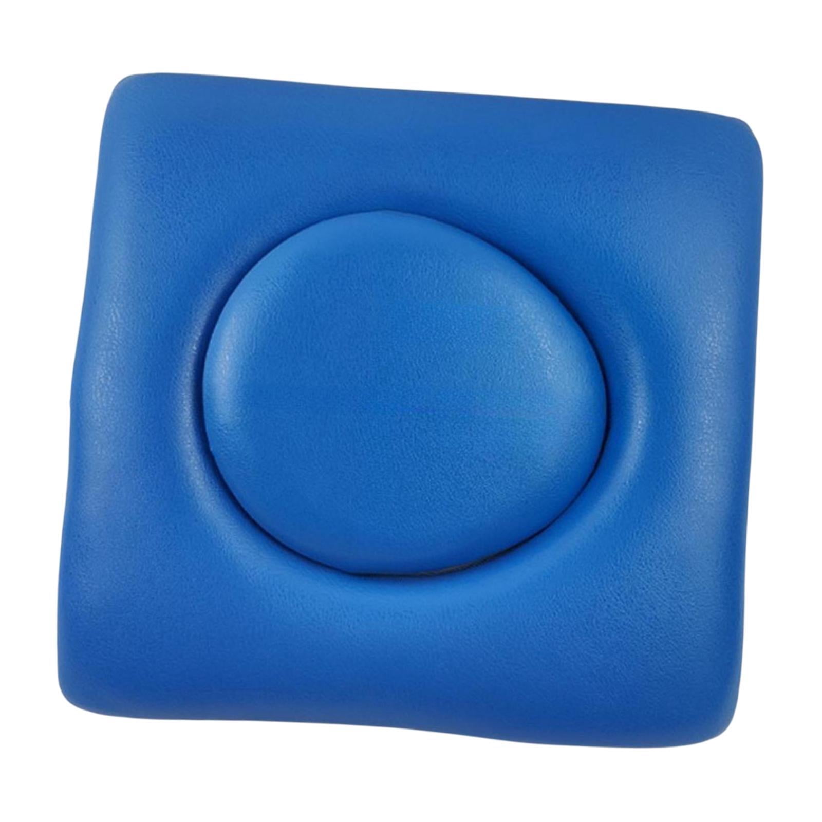Siruishop Coussin de Siège de Chevet pour Commode Siège de Toilette Portable pour Chaise Articles de Chevet Bleu