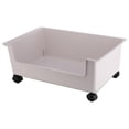 thumbnail image 3 of GROWTH TANK Clothes Storage Organizer, Large Toy Storage Bin, With Moving Wheels, Detachable S White, 3 of 9