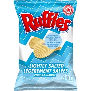 Ruffles Lightly Salted Potato Chips