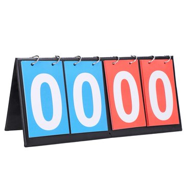Greensen Tableau de Score Portable à 2/3/4 Chiffres pour Tennis de Table Basketball, Tableau de Score de Basketball, Tableau de Score de Table de Tennis