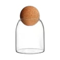 thumbnail image 2 of Meitianfacai Glass Airtight Food Storage Containers, Plastic Cereal Kitchen Stackable Food Storage Buckets Food Canisters for Kitchen Pantry Organization Snacks and Sugar, White(500ml), 2 of 9