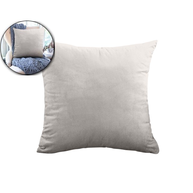 Dvruxg Velvet Throw Pillow Covers 16x16 Inch - Soft Square Decorative Cushion Cover for Couch, Sofa
