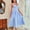 Blue, variant on Gspmoly Summer Dresses, Fashion Women Summer Sleeveless Sexy Casual Backless Solid Color V-Neck Dress Cocktail Dresses Clearance
