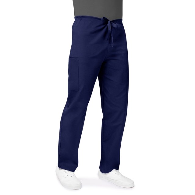 Adar Universel Unisexe Sarraus - Pantalon de Sarrau à Jambe Fuselée avec Cordon