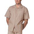 thumbnail image 1 of Adar Universal Scrubs For Men - Zippered Short Sleeved Scrub Jacket, 1 of 7
