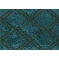 thumbnail image 1 of Ahgly Company Machine Washable Indoor Rectangle Transitional Teal Green Area Rugs, 6' x 9', 1 of 7