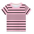 thumbnail image 3 of Birdeem Chemises pour Filles Chemises pour Enfants T-Shirt Graphique à Manches Courtes Col Rond Crop Top pour Filles et Garçons de 3 à 14 Ans T-Shirt Tee, 3 of 10