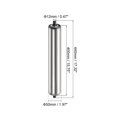 thumbnail image 2 of Uxcell Stainless Steel Gravity Conveyor Roller, 2x16 Inches, Galvanized End, 2 of 5