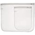 thumbnail image 3 of Whitmor Zippered Mesh Wash Bags - White (2 Piece Set), 3 of 4