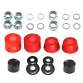 thumbnail image 4 of jinwen Skateboard Bushings Washers Cups Nuts clear red 11mm, 4 of 6