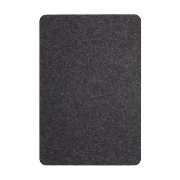 BINGLI 1 Pcs Heat Resistant Mat for Air Fryer 17 X 12'' Kitchen Countertop Heat Protector Mat Heat Resistant Pad Coffee Maker Mat Heat Resistant Mat for Air Fryer Mixer Coffee Maker Toaster, Black