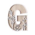 thumbnail image 2 of 5 Inch Wooden Letters for Wall Decoration – for 's Room Craft Projects Name Signs Weddings and Home ,2 Pack, 2 of 6