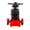 Rouge Mat, variante sur Trottinette de Mobilité Électrique Motorisée à 4 Roues, Doubles Moteurs Robustes Siège Grand - Bleu Ciel Mat