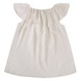 thumbnail image 5 of NJDVHB Robes d'Hiver pour Tout-Petits, Robe de Princesse pour Fillette, Robe de Fête pour Filles, Robe Décontractée Ample à Manches Volantées Unie pour Enfants, Col Rond, Manches Courtes, Beige, 100, 5 of 5