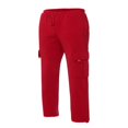 thumbnail image 3 of Mens Loose Cargo Pants Cual Drawstring Eltic Waist Wide Leg Athletic Sweatpants Outdoor Trousers, 3 of 5