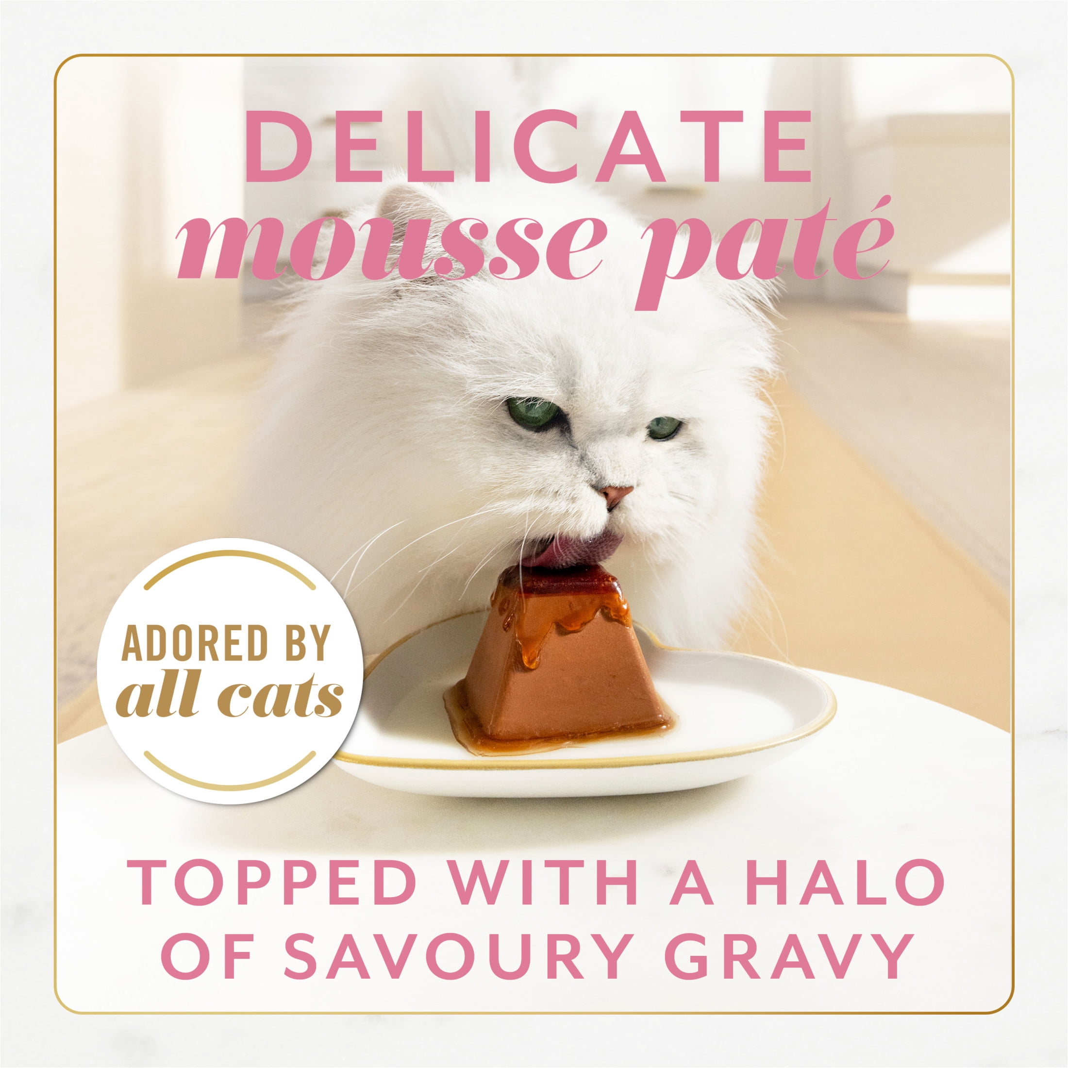 Fancy Feast Gems Mousse en Pâté avec Saumon, Nourriture Humide pour Chats, 57 g x 2