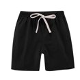 thumbnail image 4 of RXIRUCGD 2025 Summer Clothes for Kids 2PC Children's Summer Solid Casual Sports Shorts With Drawstring For Kids, 4 of 6