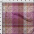 thumbnail image 4 of oneOone Viscose Chiffon Fuschia Pink Fabric Check & Sewing Craft Projects Fabric Prints By Yard 42 Inch Wide, 4 of 4