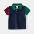 thumbnail image 2 of Boys' Casual Color Blocked Sweat Absorbent Shirt, 2 of 4