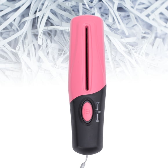 Mini Electric Shredder, Neat Cutting Space Saving Easy Control Small Carbon Steel Cutter Edge Portable Paper Shredder for Document for Home