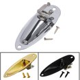 thumbnail image 4 of Replacement For Strat Stratocaster Electric Guitar Jack Plate guitar socket 6.35mm 1/4" Boat Shaped Audio Connector Socket Panel, 4 of 9