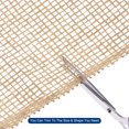 thumbnail image 4 of Unique Bargains PP Burlap Mesh 10' x 10 Yards Decorative Wrapping Ribbon, Beige 1 Roll, 4 of 5
