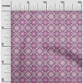 thumbnail image 2 of oneOone Tissu en Coton Flex Violet Mosaïque pour Robe Tissu Imprimé au Mètre 40 Pouces de Large, 2 of 5