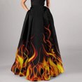 thumbnail image 1 of Jupes pour Femmes, Mode Féminine Imprimée Décontractée Taille Haute Fête Vacances Plage Jupe, 1 of 3
