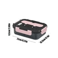 thumbnail image 3 of Kids Lunch Containers Boys Lunchbox, Bento Box Plastic Lunch Bento Box Kids Bento Box Kids Work Lunch Box Bento Kids Lunch Box, Pink-2 Compartment, 3 of 6